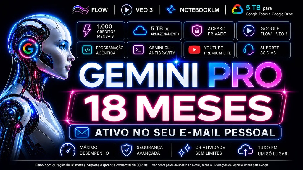 Google AI Pro 18 Meses